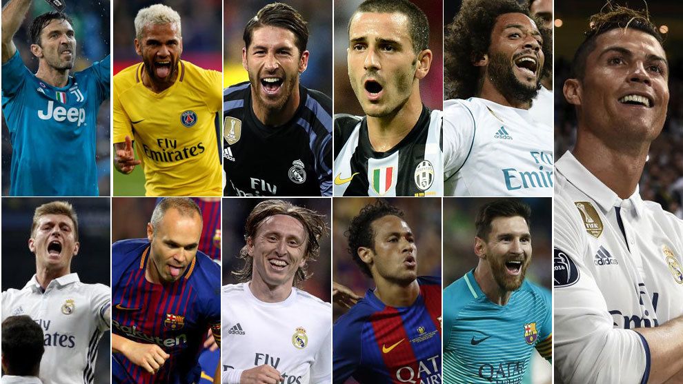 Este es el once ideal de los premios The Best - once-ideal