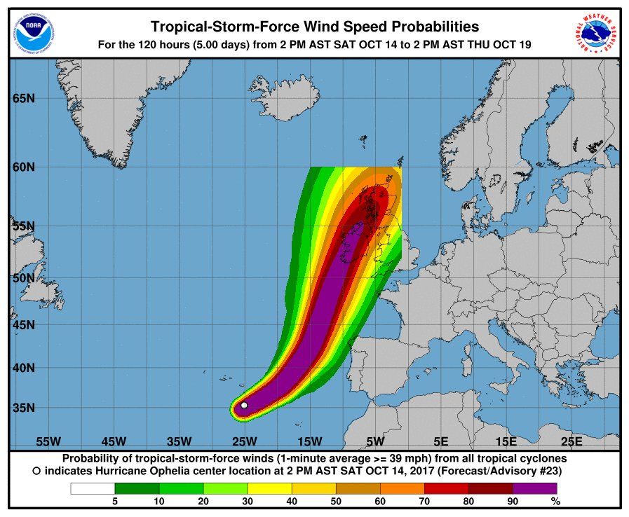 Huracán Ophelia amenaza Europa - ophelia-1
