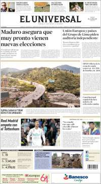 Renegociación del TLC en las primeras planas del miércoles - p16