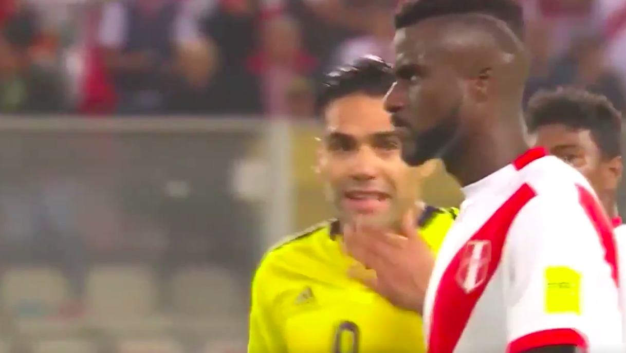 #Video Polémica en el Perú vs Colombia