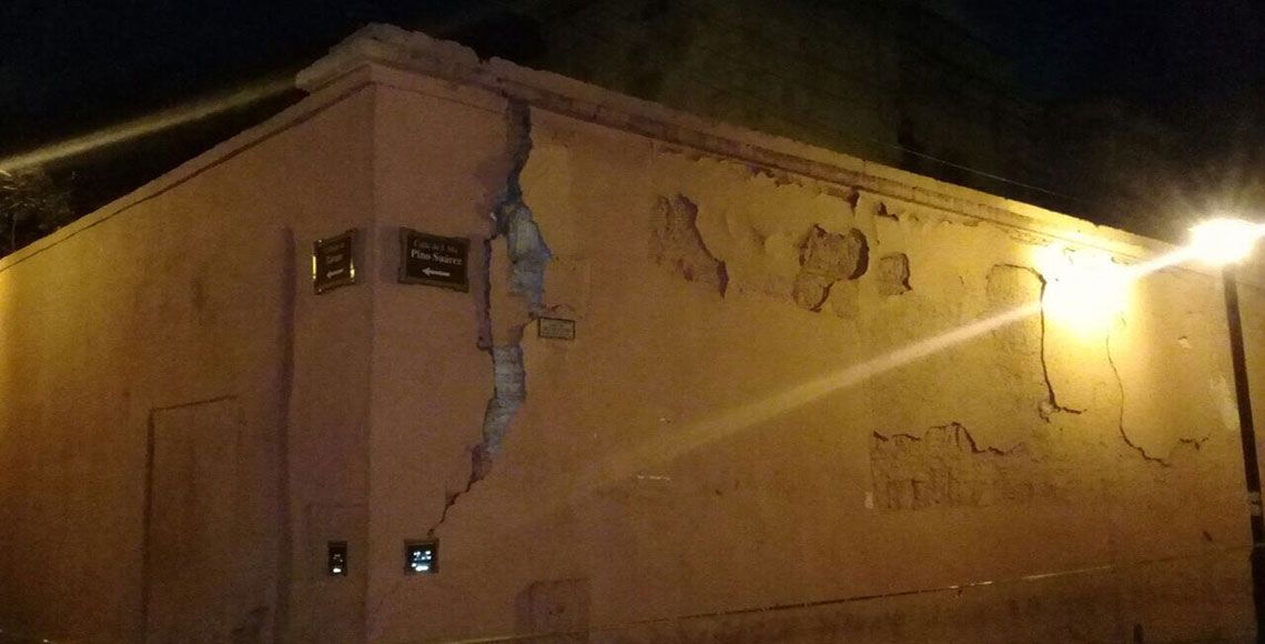 Sismo de 4.9 deja daños menores en Oaxaca - pino