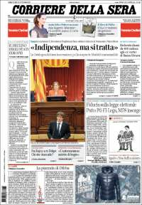 TLC, Trump y Cataluña en primeras planas - portadas-11-oct-italia