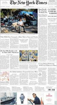 Fepade y Japón en primeras planas - portadas-23-oct-nyt