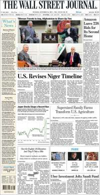 PGR, FEPADE y EE.UU. en primeras planas - portadas-24-oct-twsj