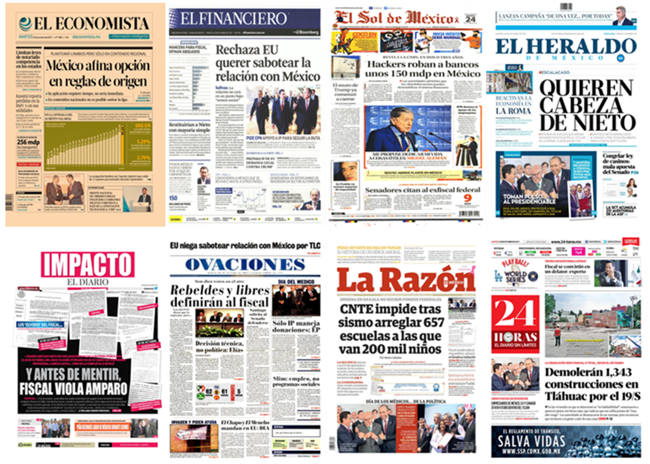 PGR, FEPADE y EE.UU. en primeras planas - portadas-24-oct1