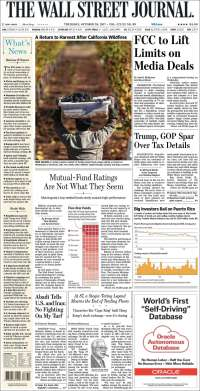 Santiago Nieto, Banorte y Cataluña en primeras planas - portadas-26-oct-ywsj