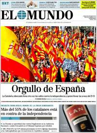 Hamilton y Cataluña en primeras planas - portadas-30-oct-el-mundo