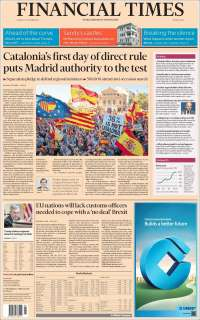 Hamilton y Cataluña en primeras planas - portadas-30-oct-financial