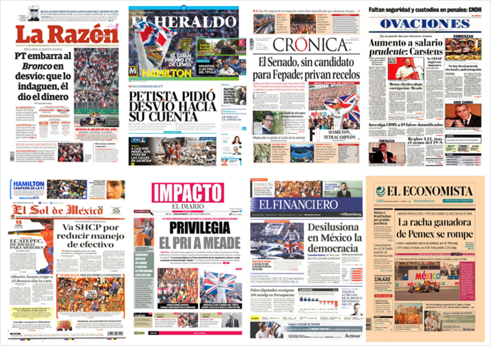 Hamilton y Cataluña en primeras planas - portadas-30-oct1