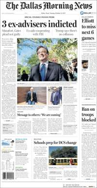 EPN, Kevin Spacey y Trump en primeras planas - portadas-31-oct-dallas