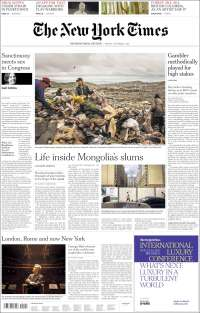 Margarita Zavala y Asociación del Rifle en primeras planas - portadas-6-oct-nyt