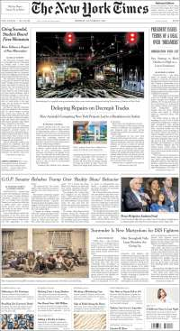 'Estamos Unidos Mexicanos' y Cataluña en primeras planas - portadas-9-oct-nyt