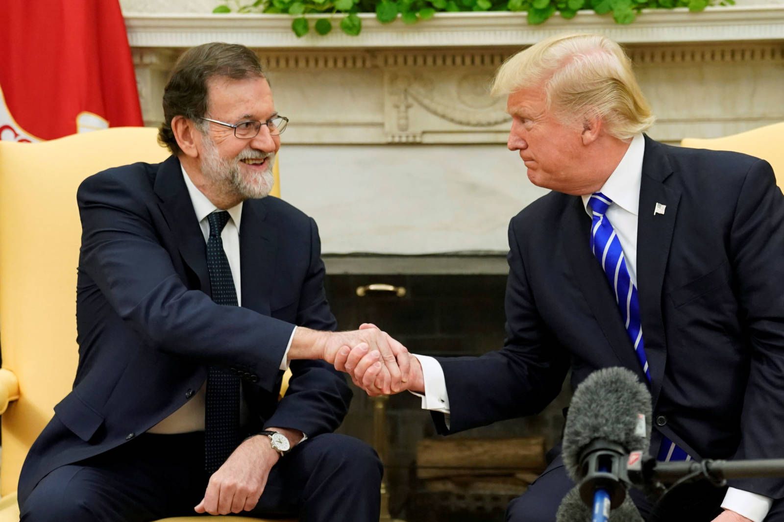 EE.UU. respalda a España tras DUI de Cataluña - rajoy-y-trump-se-citan-en-washington-para-reforzar-relaciones-y-sin-cataluna-en-el-guion