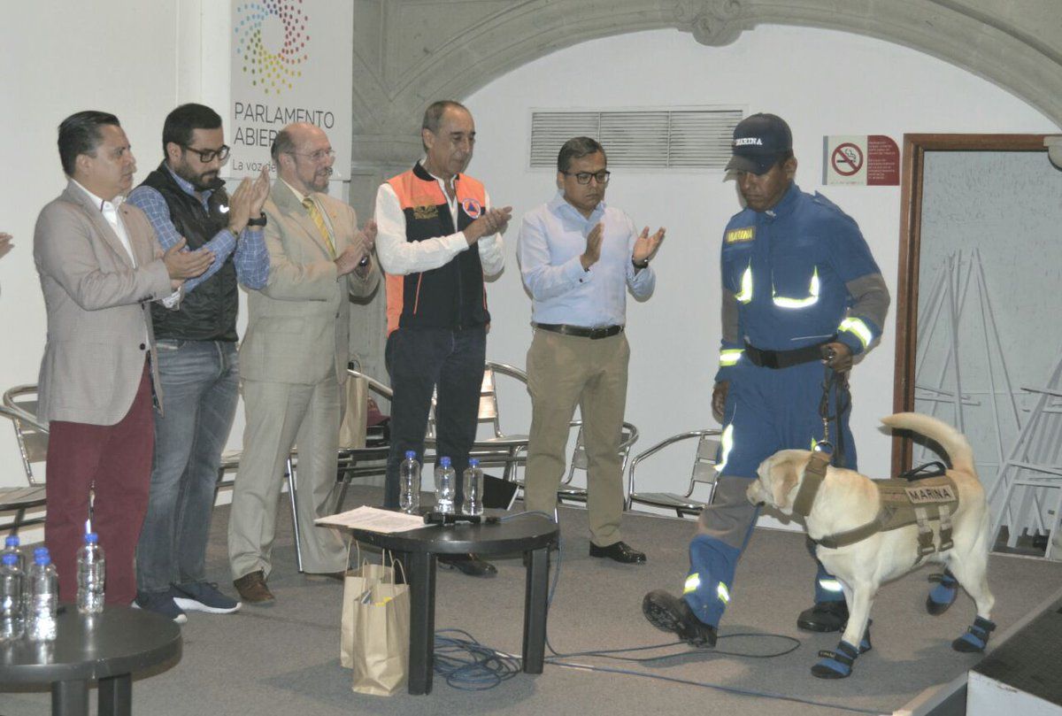 Asamblea Legislativa reconoce labor de binomios y rescatistas