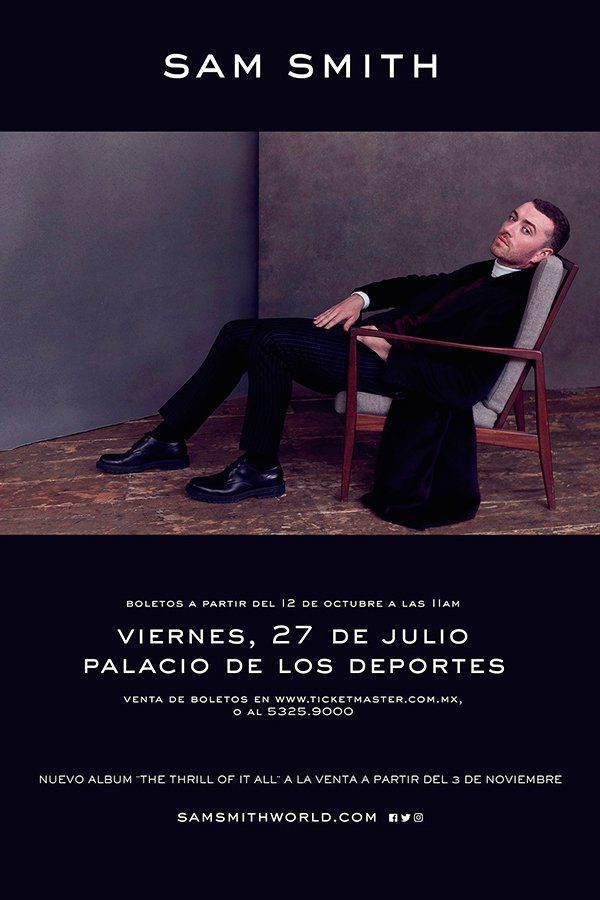 Sam Smith anuncia conciertos en México - sam-smith-mexico1