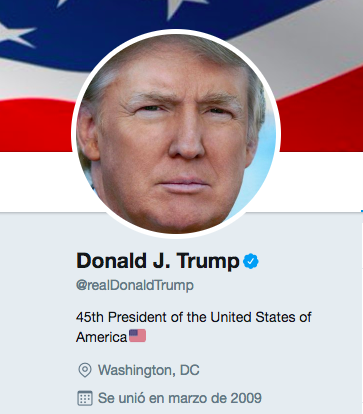 Trump es el mandatario más seguido en Twitter - trump-twitter