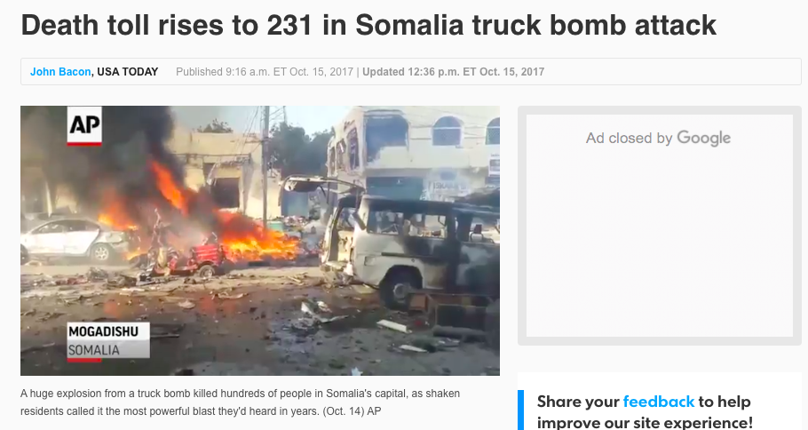 Reacciones de la prensa internacional por atentado en Somalia - usa-today