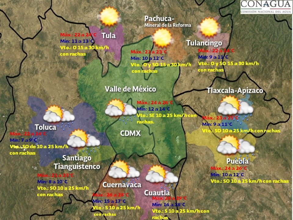 Bruma matutina y lluvias nocturnas en el Valle de México - vdm-0810