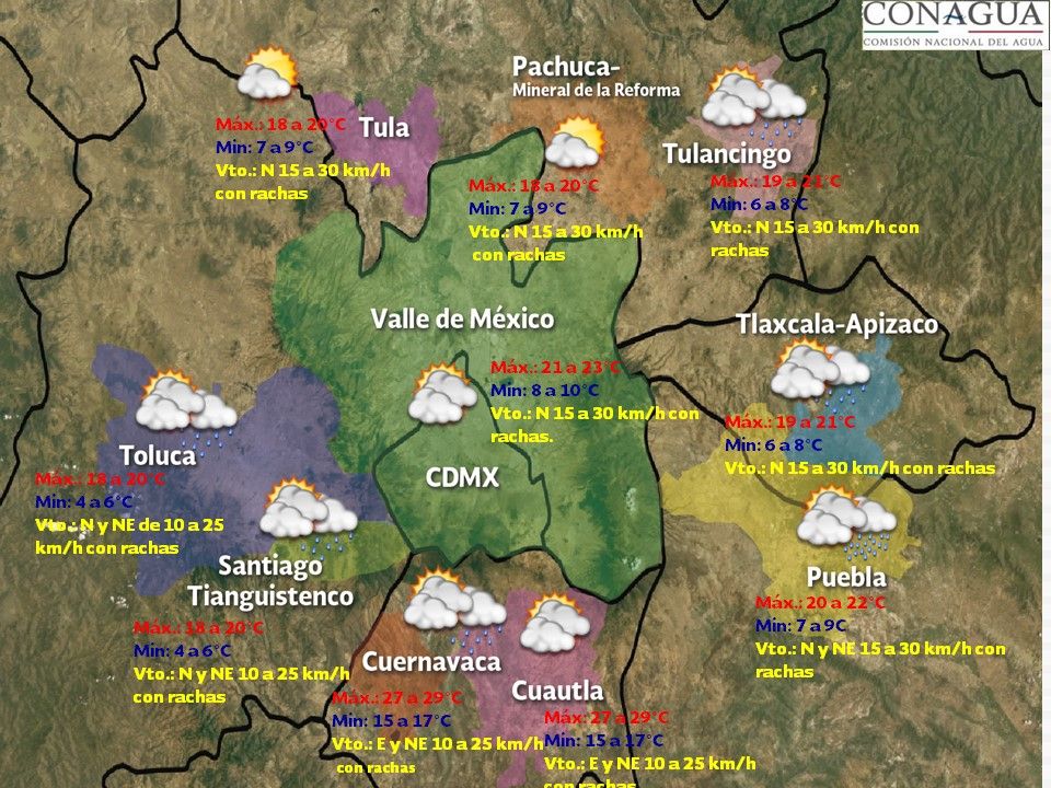 Predominará ambiente frío en el Valle de México - vdm-2310