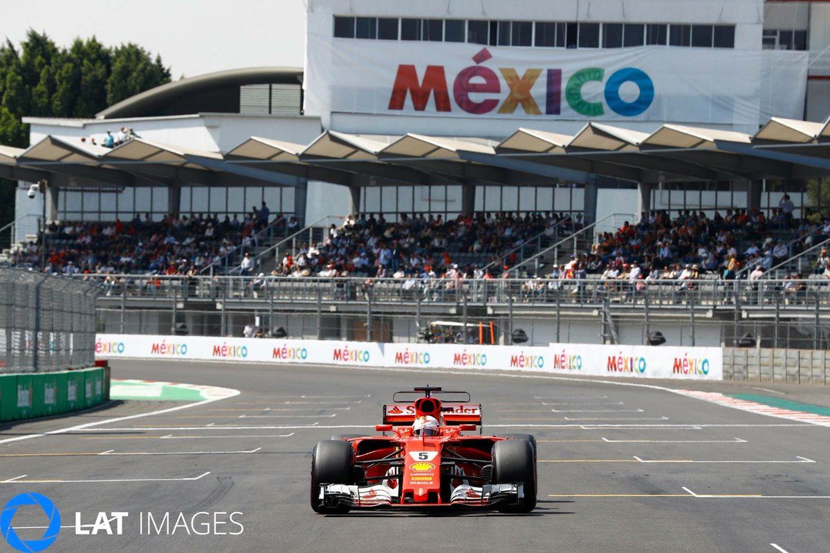 Checo Pérez comenzará décimo en Gran Premio de México - vettel