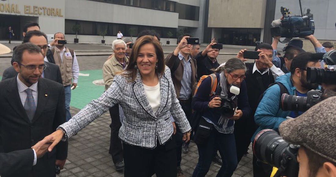 Zavala se registra como aspirante a candidata independiente