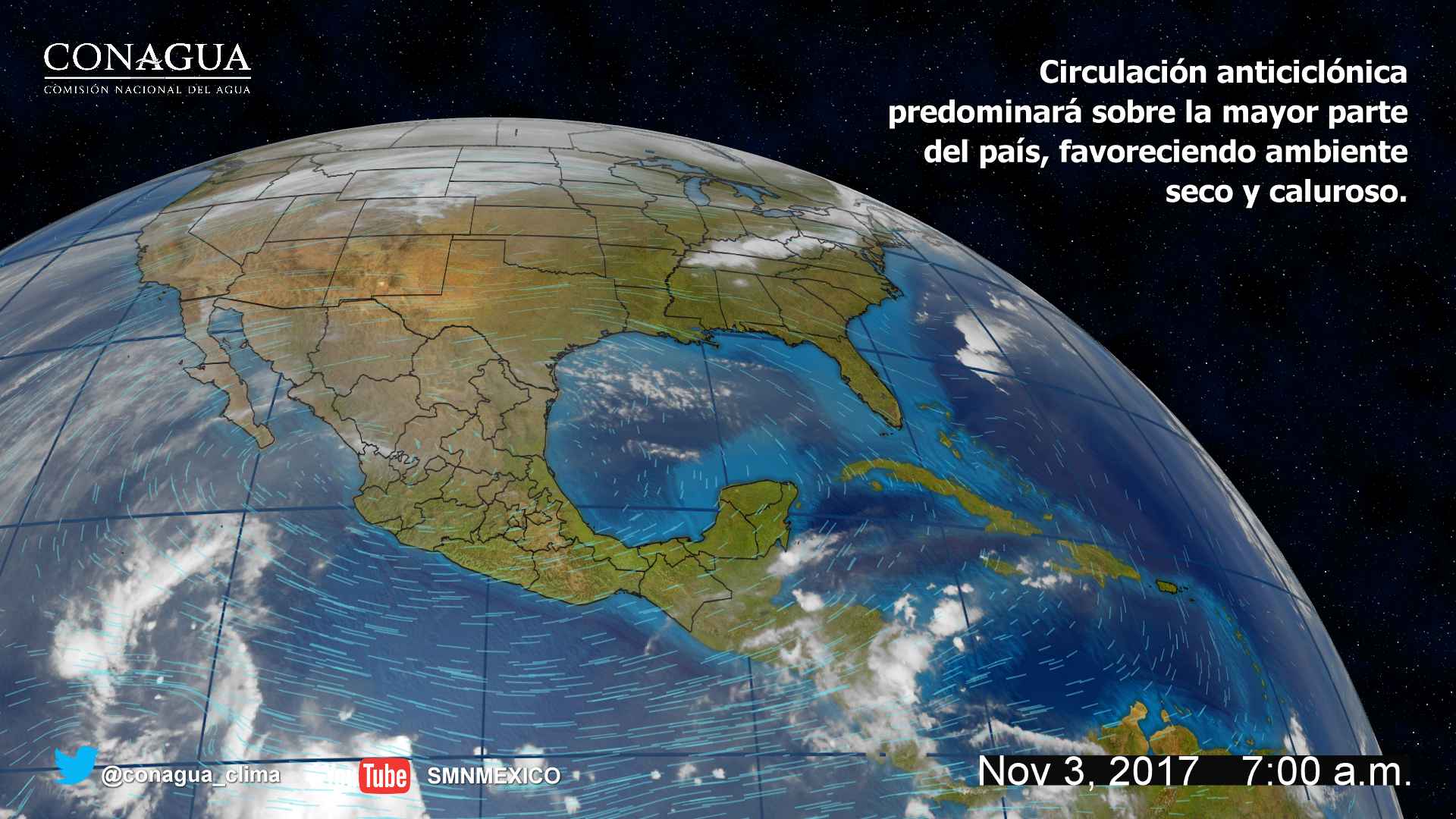 Predominará ambiente seco y cálido en gran parte del país - 0311