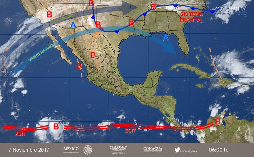 Continuará el ambiente seco en gran parte del país - 0711-3