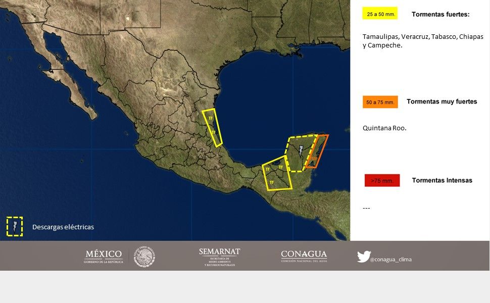 Continuará el ambiente fresco en gran parte del país - 1211-2