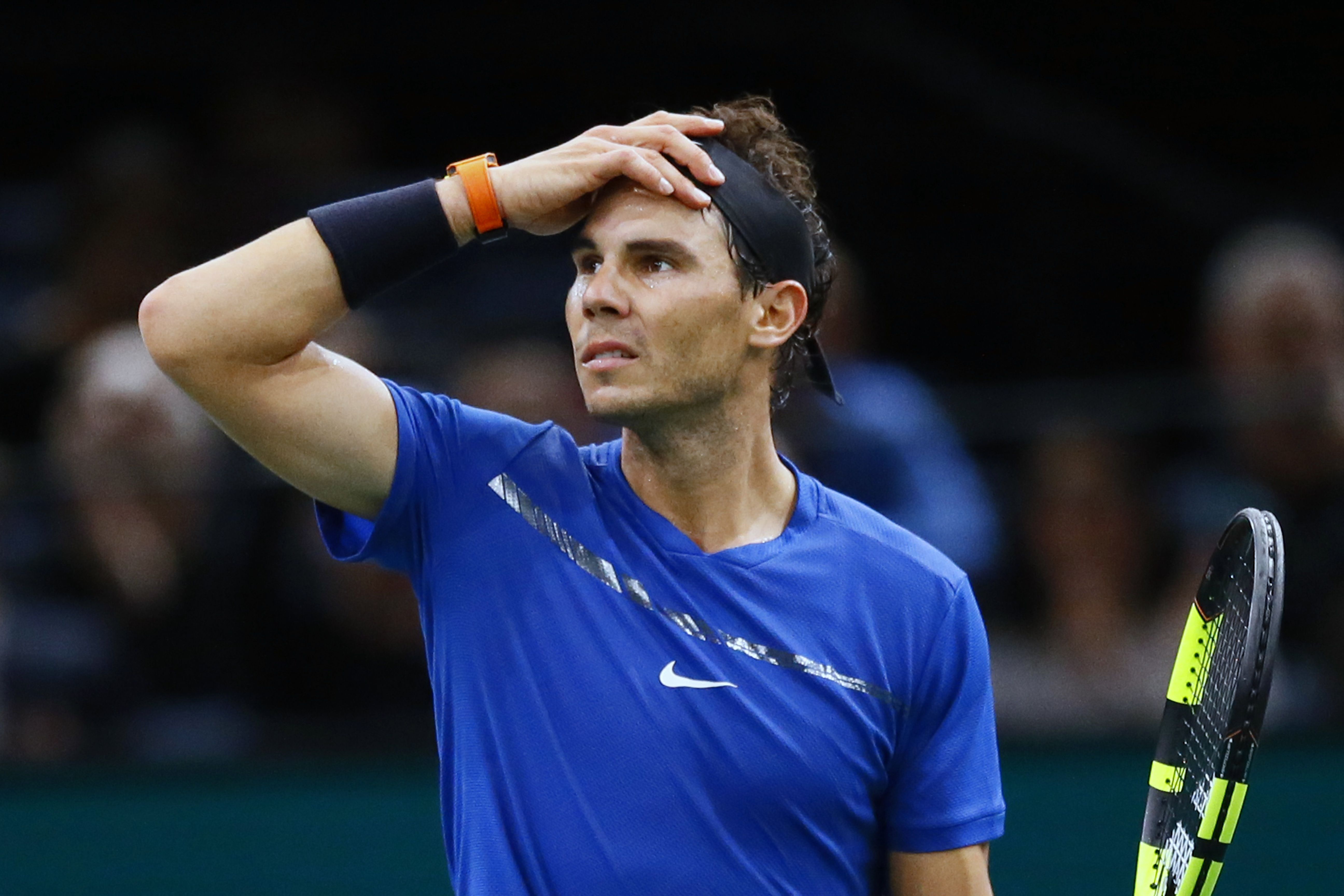 Nadal abandona el Masters de París por lesión