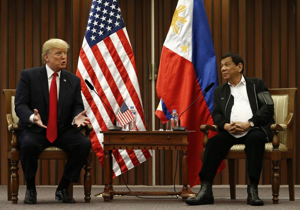 Duterte se disculpa por insultar a Obama en 2016 - AP17317451168792-3-1024x716