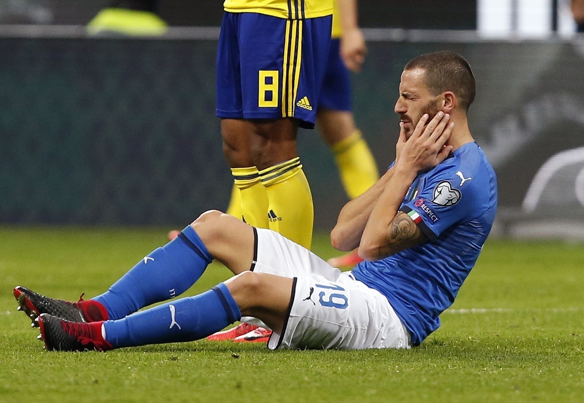 Italia queda fuera del Mundial tras perder el repechaje frente a Suecia