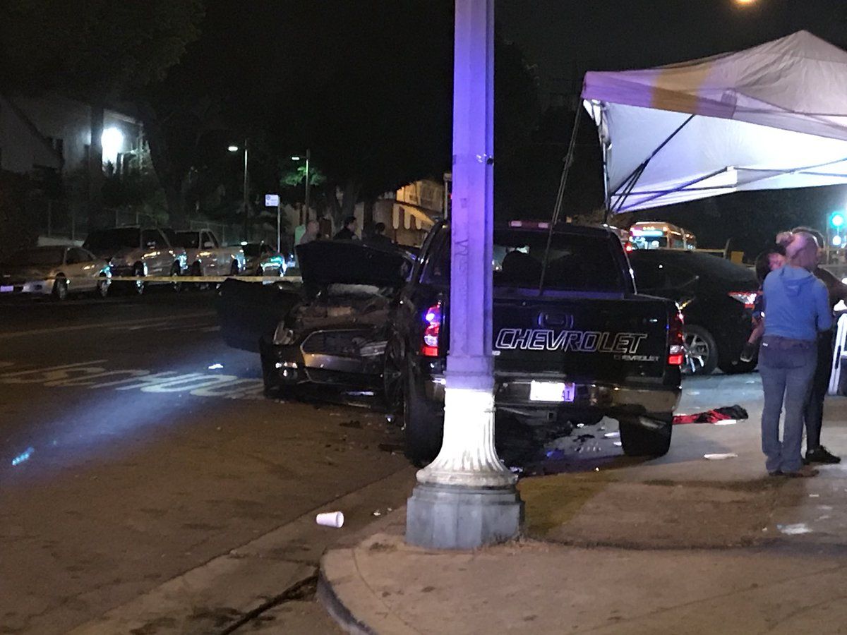 Accidente deja un muerto y tres heridos en Los Ángeles - Boyle-Heights-atropellan-a-cuatro-5