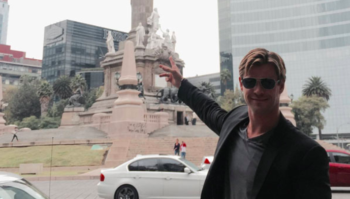 Chris Hemsworth visitará la Ciudad de México para apoyar reconstrucción