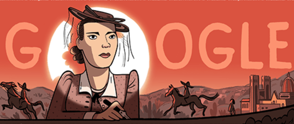 Google honra con doodle a Nelly Campobello
