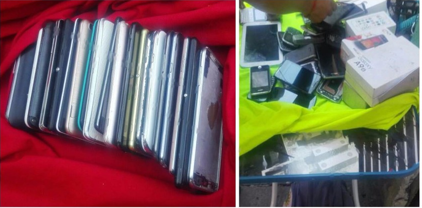 Decomisan 455 celulares robados en colonia Centro