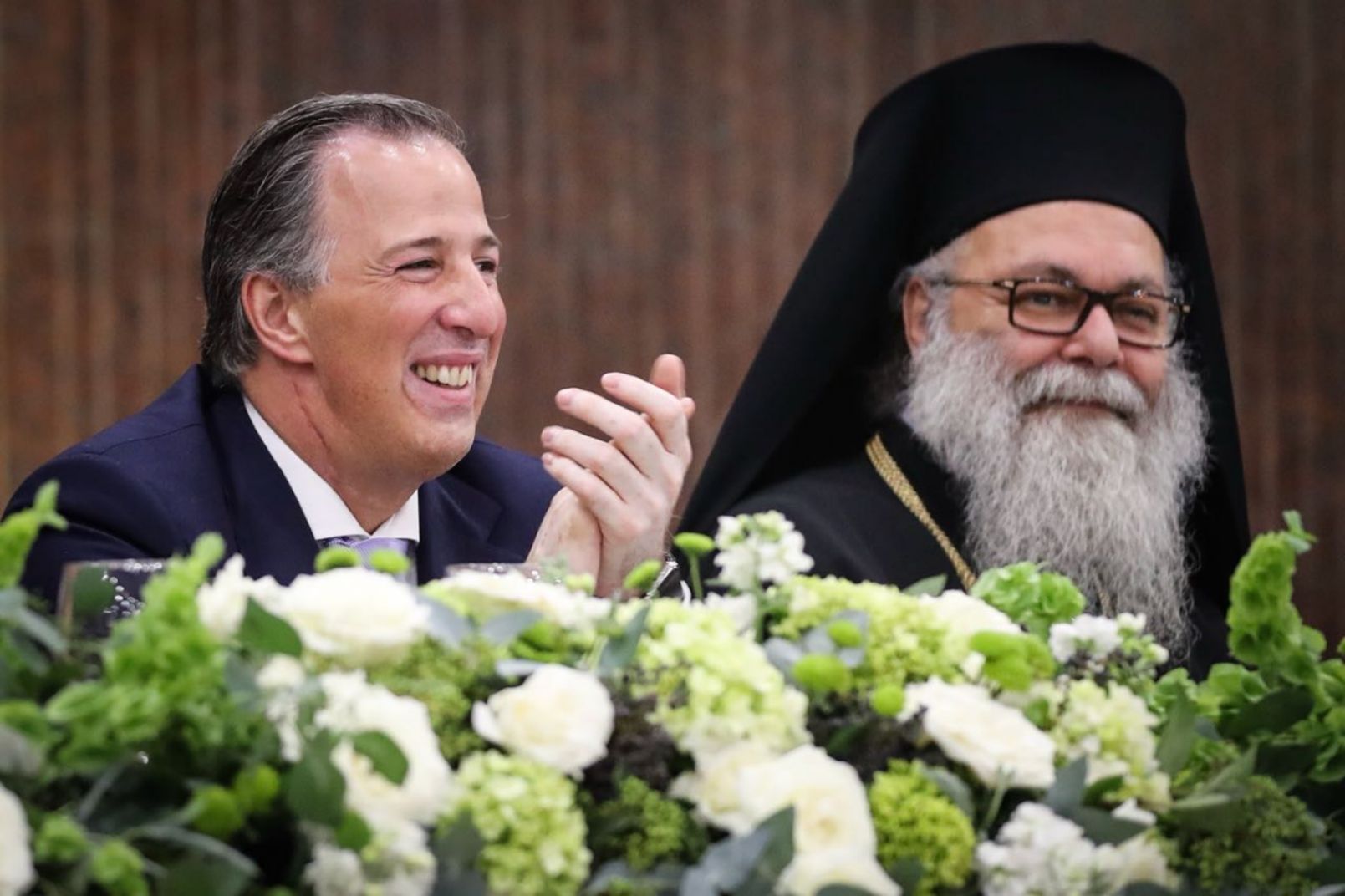 Presupuesto dará señales de cuidado de finanzas públicas: Meade - FOTO-1-Secretario-Meade-durante-la-comida-ofrecida-en-honor-a-Juan-Décimo-Patriarca-de-la-Iglesia-Ortodoxa