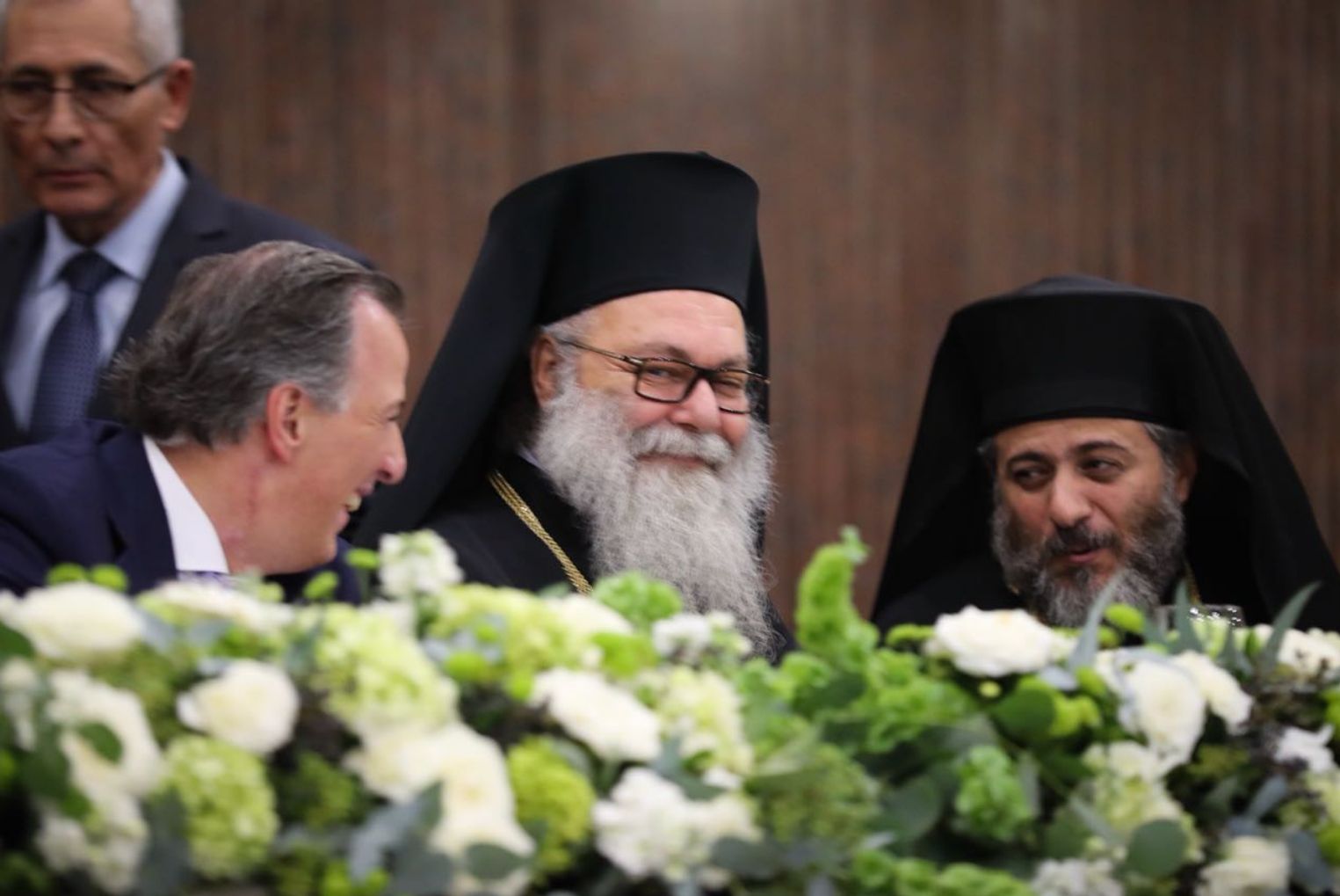 Presupuesto dará señales de cuidado de finanzas públicas: Meade - FOTO-2-Secretario-Meade-durante-la-comida-ofrecida-en-honor-a-Juan-Décimo-Patriarca-de-la-Iglesia-Ortodoxa