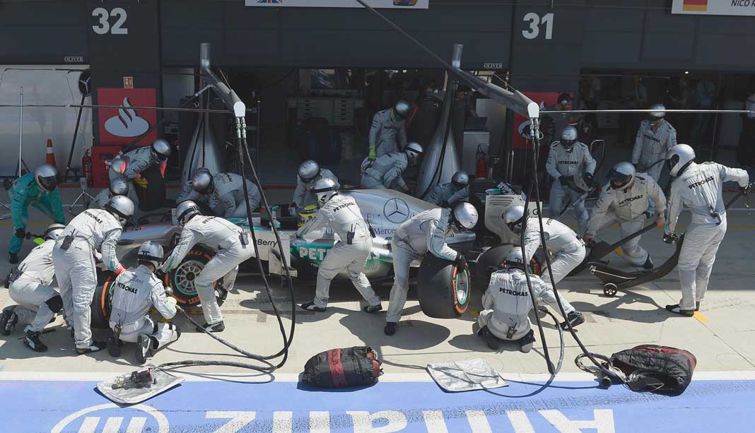 Sufre asalto en Brasil escudería Mercedes de la F1