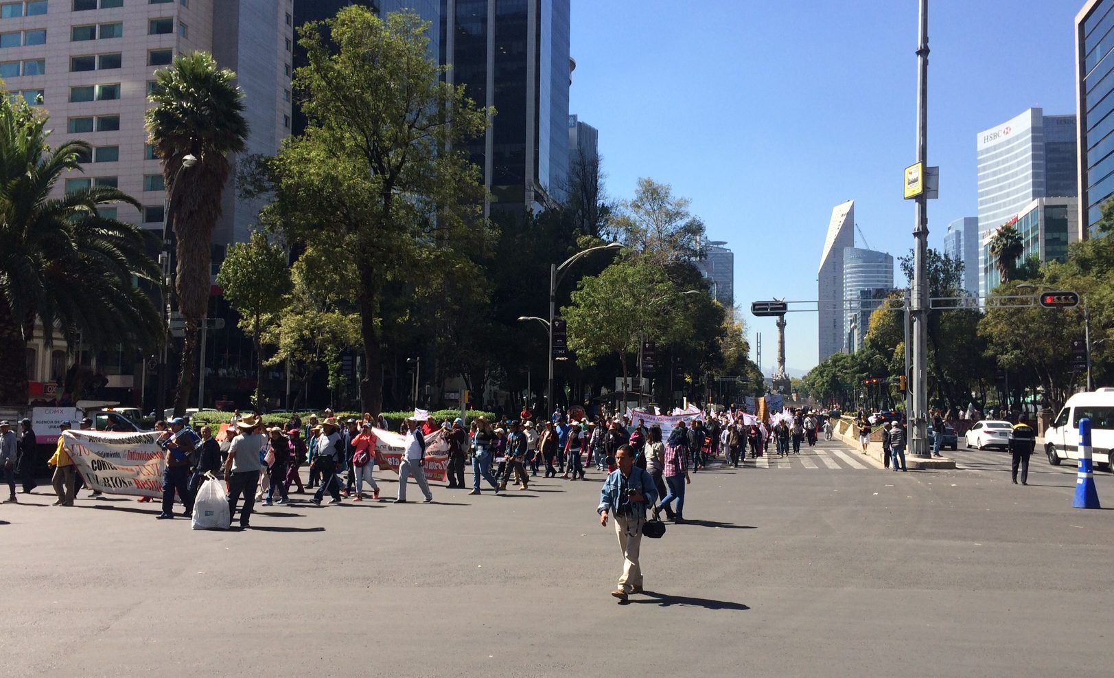 Marchas complicarán tránsito en la Ciudad de México