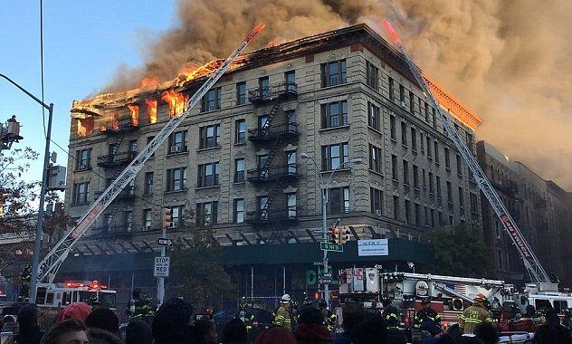 Al menos cuatro lesionados por incendio en Nueva York