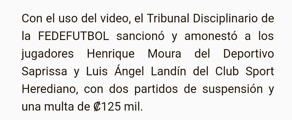 Sancionan a Luis Ángel Landín por agredir a rival - Landín-herediano-agresión-COMUNICADO