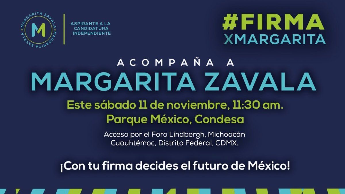 Margarita Zavala encabeza activación nacional para recabar firmas - Margarita-Zavala-Parque-México-3