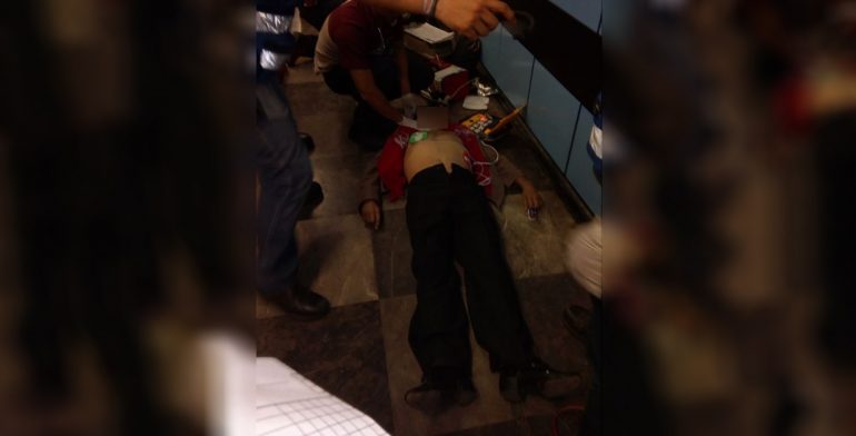 Muere hombre por infarto en el Metro Lagunilla