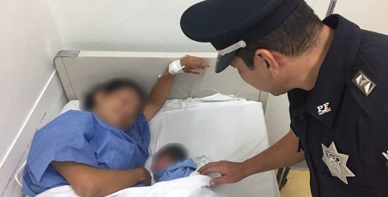 Policía Federal auxilia parto en Jalisco