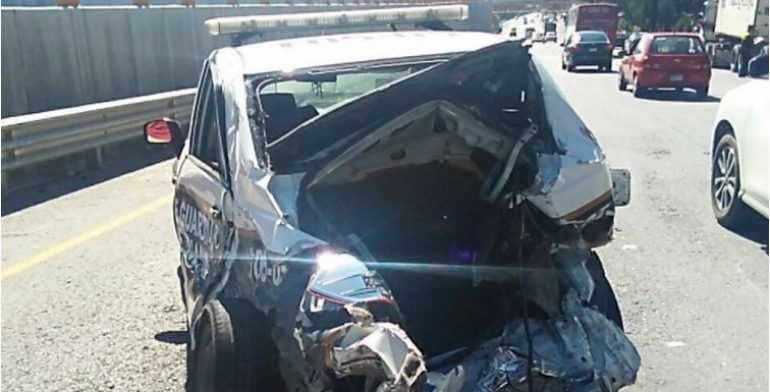 Camión de volteo causa accidente en la México-Toluca - VOLCADURA-MEX-TOLUCA2