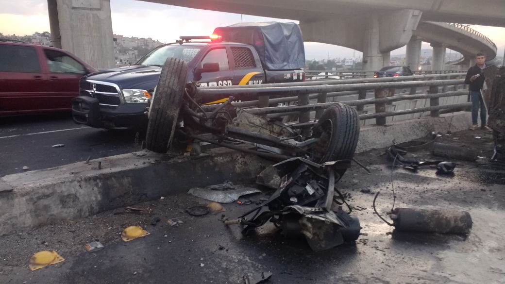 Accidente en la México-Puebla deja varios lesionados Accidente en la México-Puebla deja varios lesionados