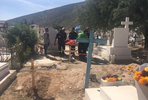 Abejas pican a visitantes en panteón de Durango