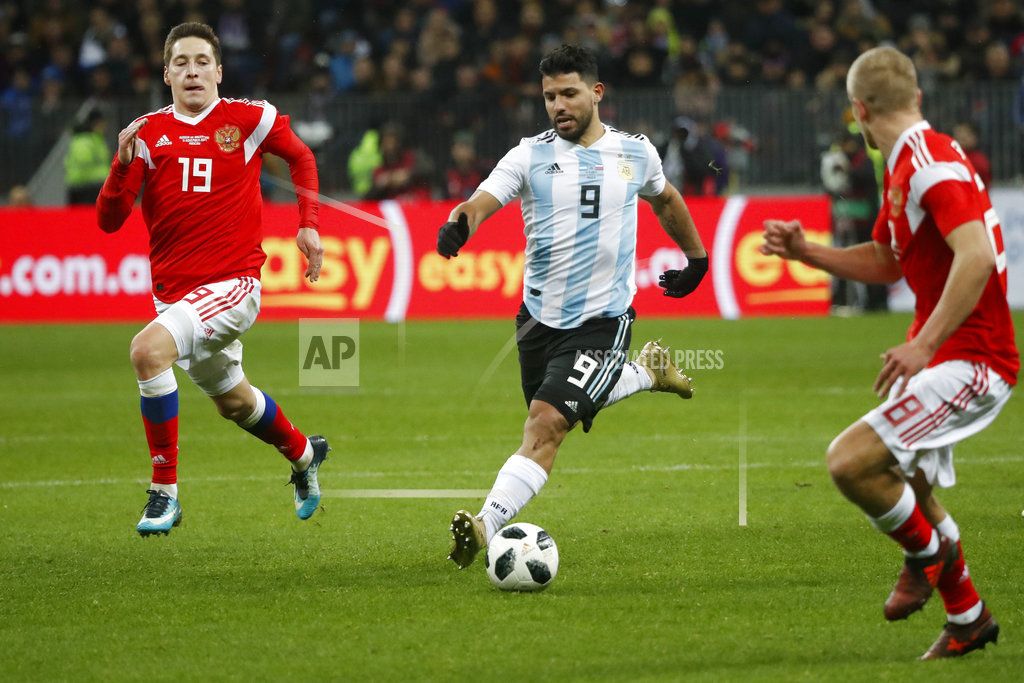 Argentina inaugura remodelado estadio Luzhniki venciendo a Rusia - aguero