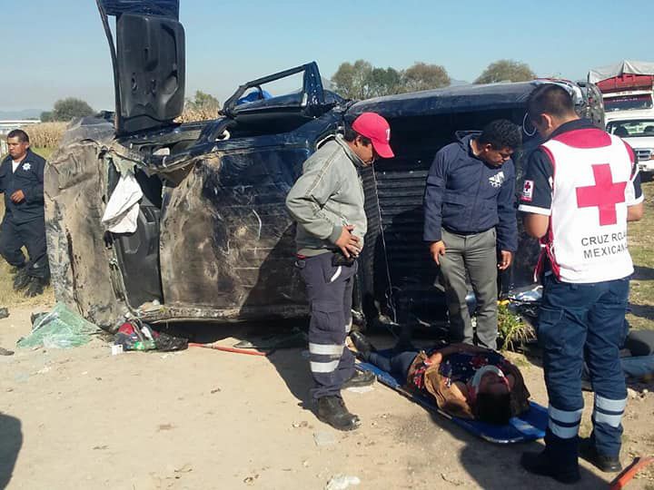 Volcadura en Autopista Arco Norte deja un muerto y cinco heridos - arco-norte-4