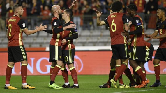 Bélgica jugará con sus estrellas frente a México